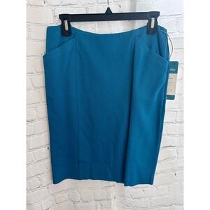 Pacific Blue‎ Sigourney Skirt Turquoise Pencil Career Workwear Size 4